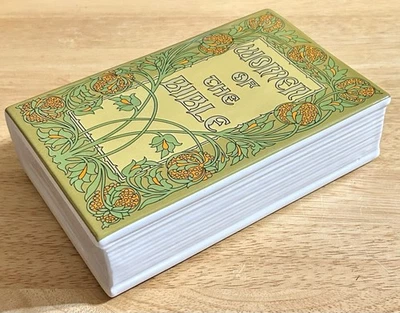 NUEVO Jarrón libro mujer de la Biblia 8” X 5” X 2” Foto 1 de 4