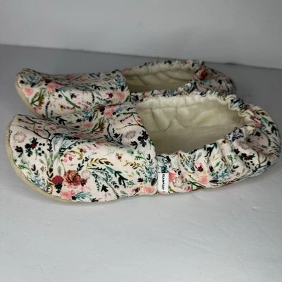 Clamfeet Annecy Organic Cotton Lined Soft-Soled Slippers Bundle of 2 Size 7-7.5 - Image 1 of 4