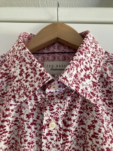 Ted Baker Shirt 17 Inch Collar 25 Inch Pit To Pit (Size 7) 3xl - Picture 1 of 6