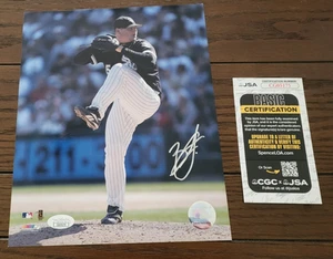 Bobby Jenks Chicago White Sox signed 8x10 photo 2005 World Series JSA (B) - Picture 1 of 2