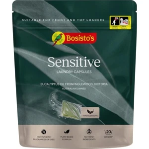 Bosistos Sensitive Laundry Capsules 20 Pack - Picture 1 of 1