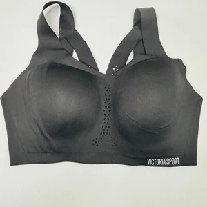 Victoria Secret Angel Max Sport Bra 34DD High Support Cross Back Athletic Black - Picture 1 of 7