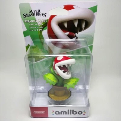 Figura Amiibo Planta Piraña Super Smash Bros. Nintendo Store Nueva Foto 1 de 4