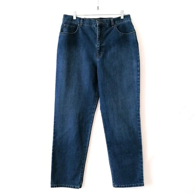 Calça jeans reta cintura alta tamanho 16 nova com etiquetas Sonoma Life+Style feminina azul ajuste clássico - Imagem 1 de 4