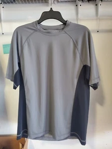 Nuevo sin etiquetas Lands' End para hombre cuello redondo manga corta protector contra erupciones UPF 50 M $60 3C157 - Imagen 1 de 2