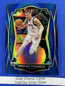 2020-21 #105 Kristaps Porzingis Panini Select Basketball Premier Blue Prizm - Bild 1 von 2