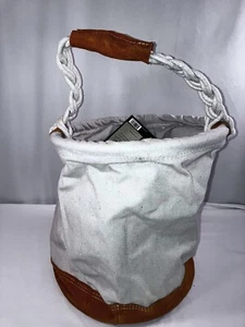 Borsa Voyager rotonda in tela NUOVA 4 tasche pelle rinforzata #94320 spiaggia pesante - Foto 1 di 7