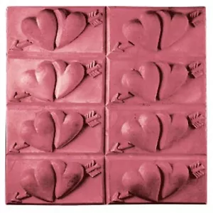 Hearts with Arrow Soap Mold Tray by Milky Way Molds - MW104 - Picture 1 of 1