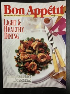 BON APPETITE MAGAZINE FEB 1991 AMERICA'S FOOD ENTERTAINING MAGAZINE Food Cooking - Imagen 1 de 5
