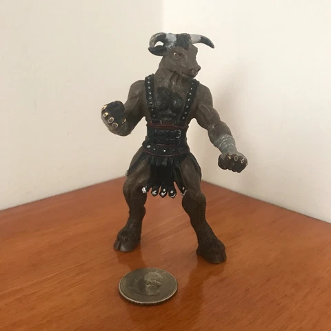 MSC 4 INCH Loose FIGURE MINOTAUR MYTH MYTHIC CREATURE SCHLEICH PAPO SAFARI LTD Cover