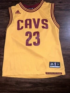 NBA Adidas Cleveland Cavaliers LeBron James Alternate Basketball Jersey Youth M - Picture 1 of 6