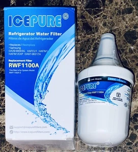 Ice Pure Refrigerator Water Filter Replacement Filter RWF1100A NEW Sealed - Picture 1 of 4