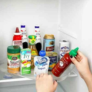 Lazy Susan Turntable Organiser Organizer Rotatable Fridge Worktop Storage Spices - Picture 1 of 5