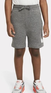 Nike CLUB FLEECE SHORTS Boys Size 6 Grey - Picture 1 of 3