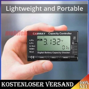 LiPo Tester NiMH Batterie Akku Kapazität Spannung Digital Checker Li-Ion NEU - Bild 1 von 11