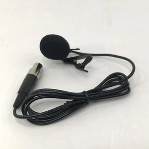 Black Lavalier Lapel Mic w/ 3-pin mini XLR for GTD Audio G-787, G-733, G-622 - Picture 1 of 2