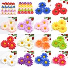 2' 50P Lot Artificial Silk Gerbera Flowers Daisy Sunflower Heads Wedding Decor