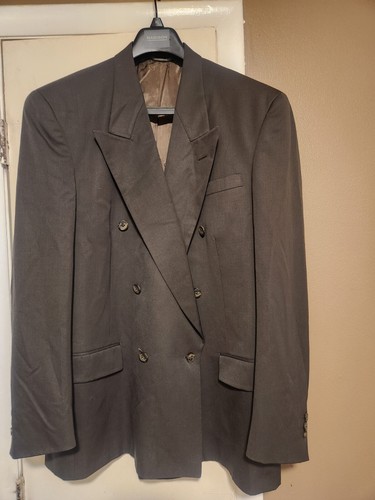Christian Dior Le Connaisseur Blazer Cappotto Sportivo Giacca Uomo Lana Vergine Oliva Su