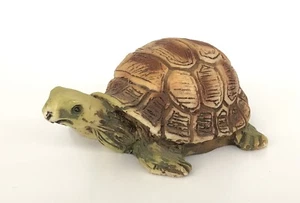 Tortuga Tortuga Miniatura Cerámica Mate Marrón Y Verde - Imagen 1 de 5