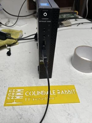 DELL optiplex 3020m Tiny PC Mini / Micro Core i3-4160t 4gb RAM 240gb SSD Win 10 - Image 1 of 4