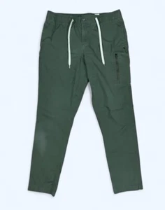 Vuori Ripstop Drawstring Jogger Pants Climbing Olive Green Mens LARGE - Picture 1 of 6