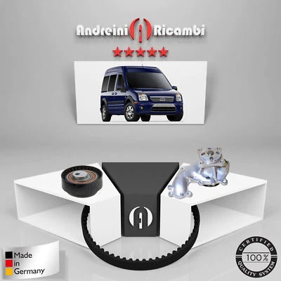 KIT DISTRIBUZIONE + POMPA ACQUA FORD TRANSIT CONNECT 1.8 TDCI 66KW 90CV 2008 -> - Immagine 1 di 2