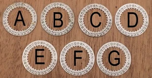 Universal Geneve 69 2585/1 Plat H.3 Date Indicator Disc Flat Calendar Disco 2585 - Imagen 1 de 12