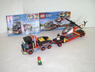 乐高城市 60183 重型货物运输建筑套件和直升机 310 件 — 第 1/4 张图片