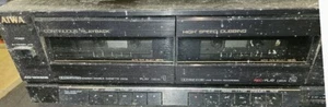 Aiwa Dual Cassette Deck Model AS-505K - Picture 1 of 3