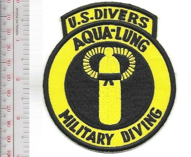 水肺潜水美国潜水员水肺军事装备潜水 1960 年和 70 年代无鞑靼 — 第 1/1 张图片