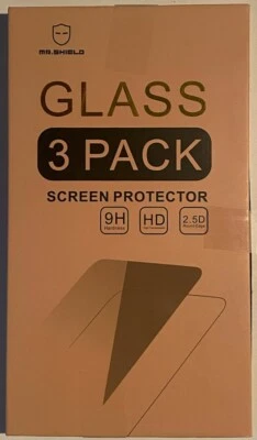 Mr. Shield ~ стекло протектор экрана ~ для iPhone 7 + / 8 + ~ 3 упаковки ~ совершенно новый  - Изображение 1 из 3