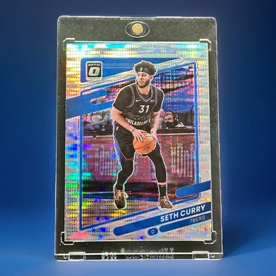 Seth Curry Silver Pulsar Prizm 2021-22 Panini Donruss Optic #92 - Image 1 of 3