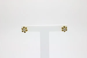 Orecchini con diamanti - oro giallo 585 - Foto 1 di 9