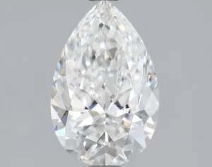 Certified GIA 1.41 CT Pear Cut Natural Mined Diamond Loose D color VVS2 clarity - Picture 1 of 2
