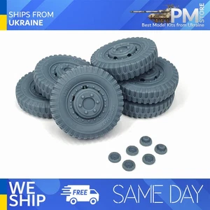 Pimp My Miniatures AFVs35-056 1/35 M8 Greyhound road wheels weighted - Picture 1 of 2