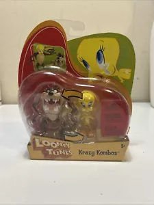 Modellino Mattel Looney Tunes Krazy Kombos Taz & Tweety 2003 nuovo con scatola 100+ combo - Foto 1 di 3