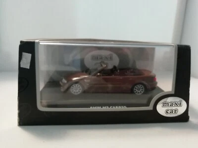 Maxi auto modellino scala 1/43 10032 - BMW M3 Cabrio - marrone - Immagine 1 di 4
