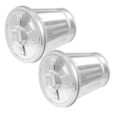 2st Blecheimer Mit Deckel Mini-papierkorb Mit Deckel Kleine Mülleimer Müllcontai - Bild 1 von 4