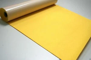 Self Adhesive Felt Baize Fabric Mini Rolls - YELLOW - Picture 1 of 1