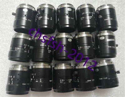 1 pcs U-TRON FV1520 15mm 2.0 2/3 industrial lens tested - Image 1 of 3