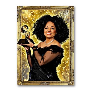 Diana Ross Gold Getter Sketch Card Limited 05/30 Dr. Dunk Signed