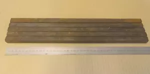 16mm Square Black steel Bar 5 Lengths @ 425mm long. Free UK Post - Picture 1 of 1