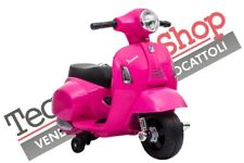 Moto Scooter Elettrica per Bambini Piaggio Mini Vespa GTS 6V Suoni luci - Rosa