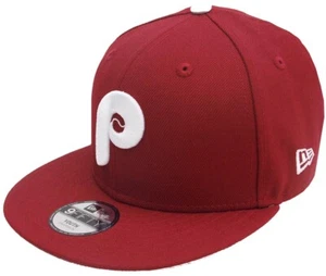 New Era Philadelphia Phillies Cooperstown Cardinal 9fifty Youth Snapback Cap - Picture 1 of 2