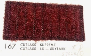 1981 Oldsmobile Cutlass Supreme / LS Buick Skylark Auto Interior Seat Cloth #167 - Picture 1 of 1