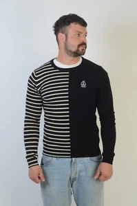 Love Moschino Men's Black Wool Knitted Jumper Sweater Size S - Picture 1 of 11