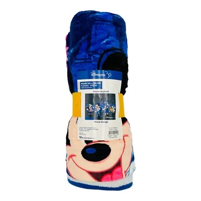 "Manta de franela Disneyland París 63"" X 51"" NUEVA Mickey Mouse Minnie Mouse" Foto 1 de 4