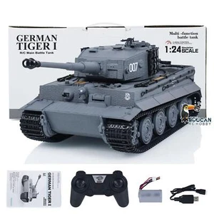 Taigen 1/24 RC Battle Tank Tiger I Radio Control Infrared Combat Military Tanks - Picture 1 of 12