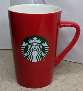 Starbucks Christmas Holiday 2020 Red Porcelain 12oz Tall Coffee Mug Mermaid - Picture 1 of 8