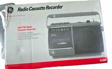 Vintage GE AM/FM Radio Cassette Recorder General Electric 3-5264 with Box